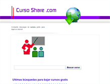 Tablet Screenshot of cursoshare.com